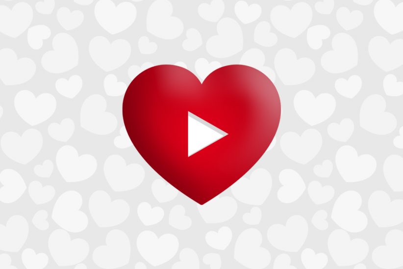 Valentine's day video advertising